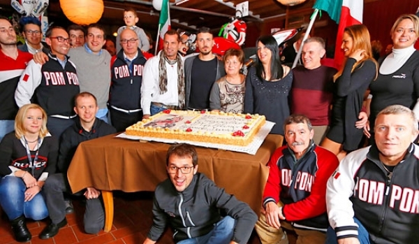 Davide Giugliano con Rewin ai Trenti